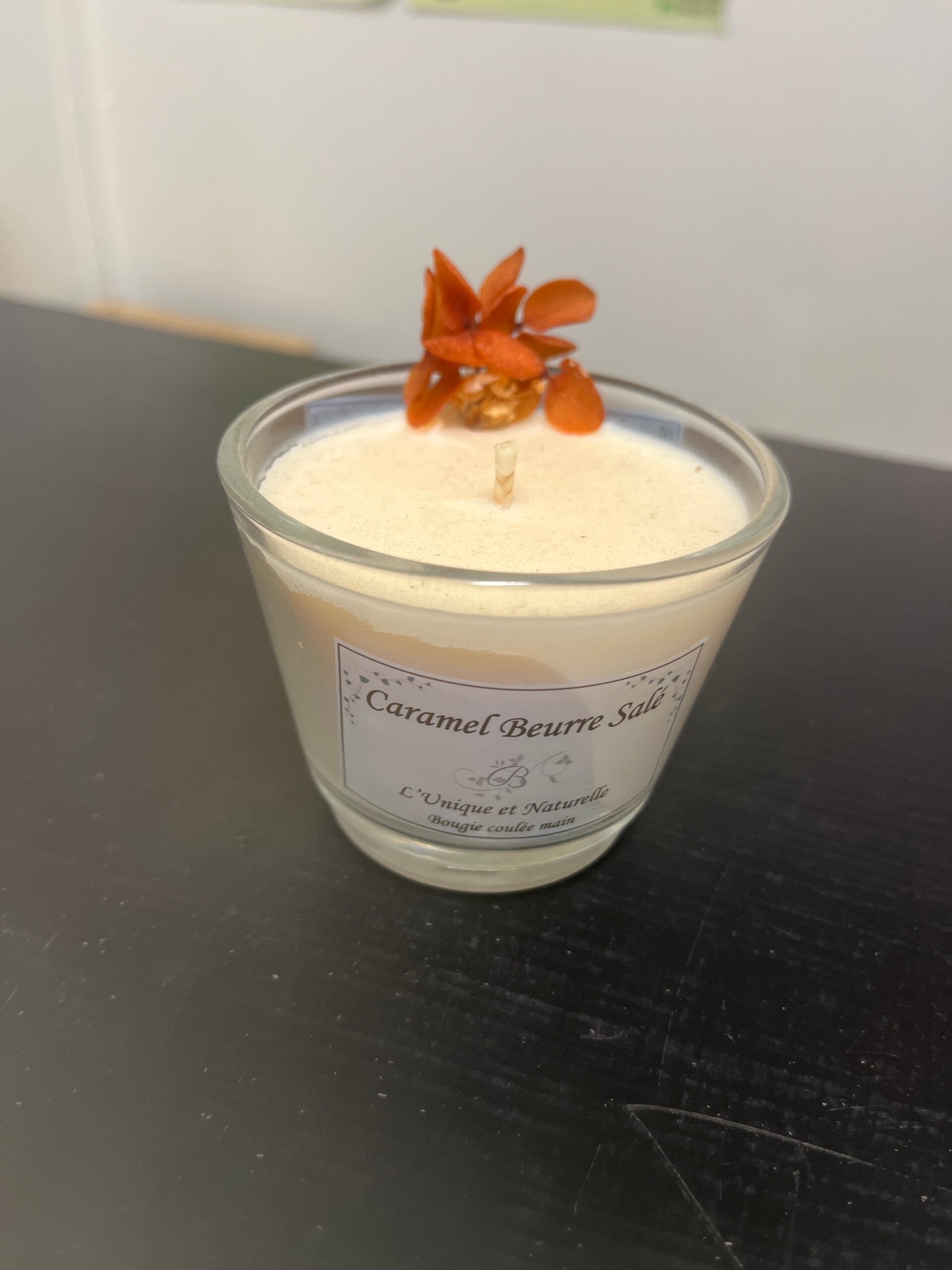 Bougie caramel beurre salé 100g