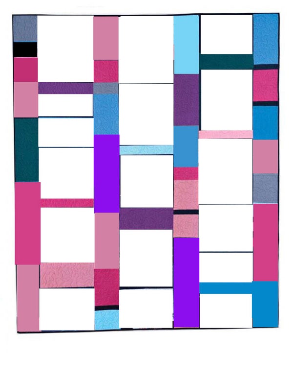 Contemporary T-shirt quilt: the PUZZLE
