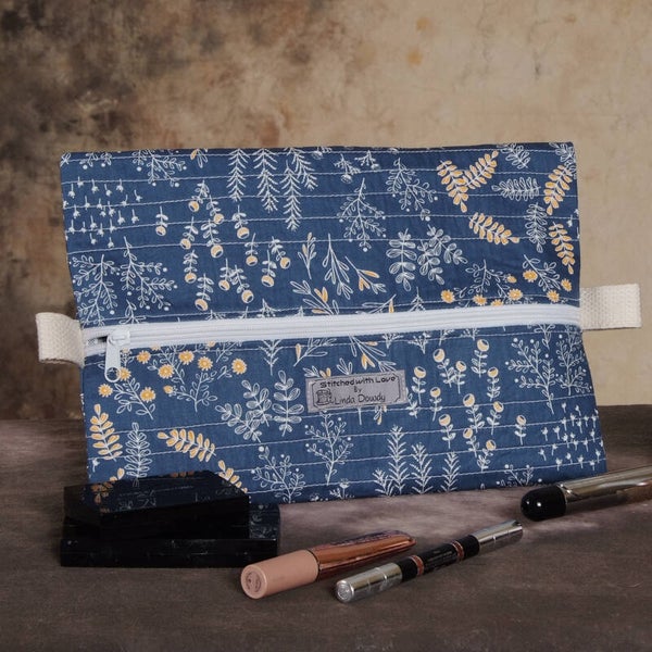Quilted Zipper Pouch