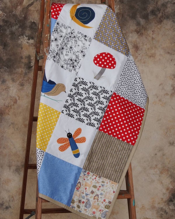 Woodland Creatures Baby Quilt
