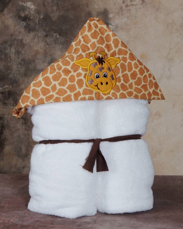 Child's Hooded Towel - Giraffe