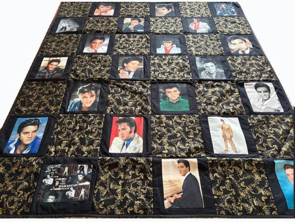 Elvis HEIRLOOM Quilt: QUEEN size