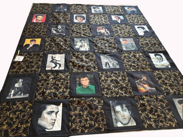ELVIS HEIRLOOM Quilt: QUEEN size