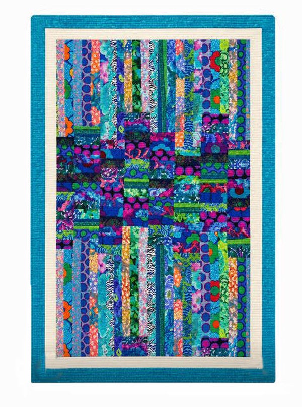 Handmade Hawaiian-Inspired Throw Quilt