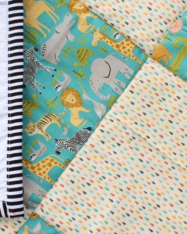Baby Quilt: SAFARI SPLASH