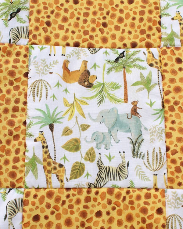 Baby Quilt: JUNGLE JAMBOREE