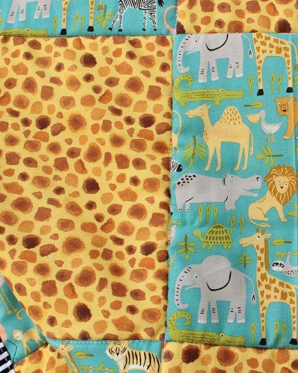 Baby Quilt: PATCHWORK SAFARI