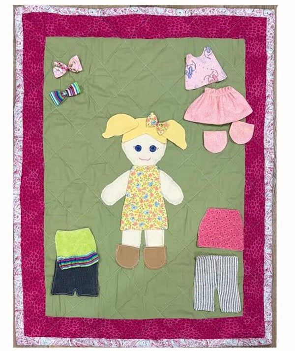 Paper Doll Quilt - 25" x 32" - FAIR Skin tone