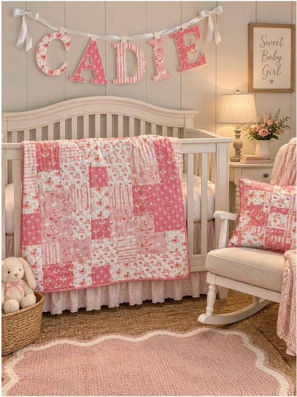 Tiny Ballerina Baby Girl Nursery Set
