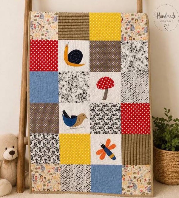 Woodland Creatures Baby Quilt
