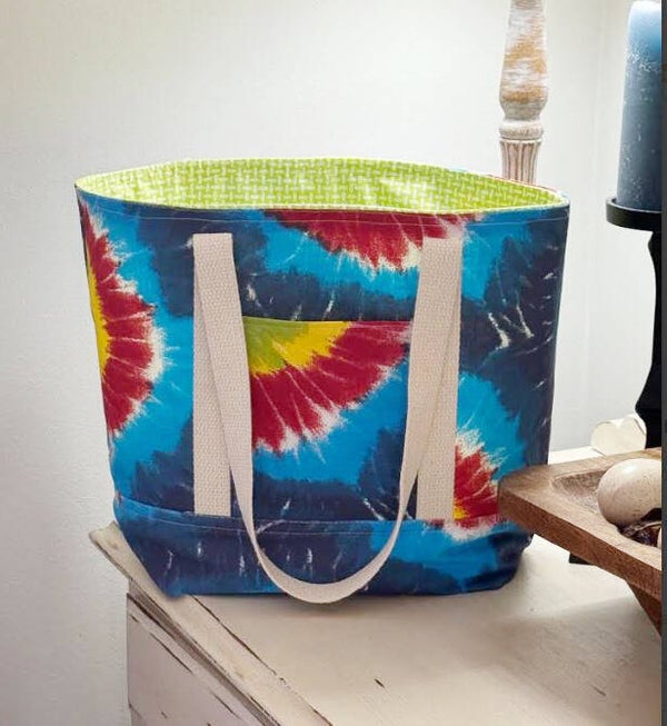 Handmade Tie-Dye Tote Bag