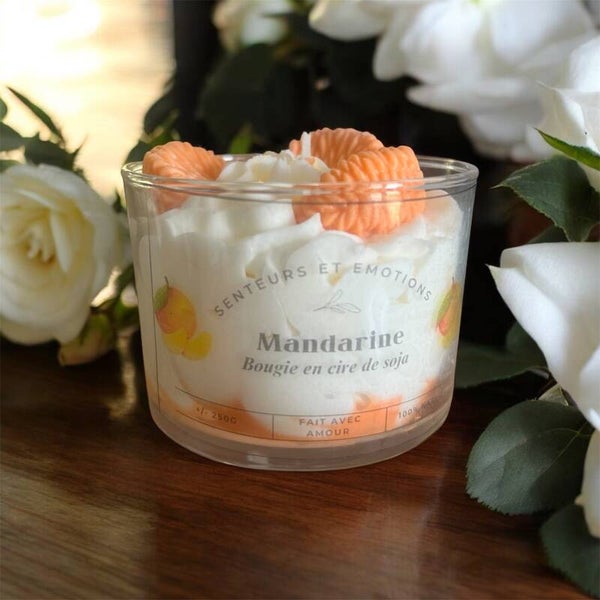 Bougie gourmande " MANDARINE "