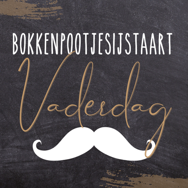 Hele bokkenpootjes ijstaart VADERDAG