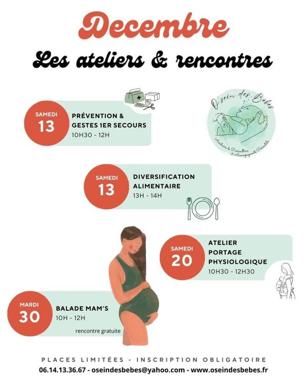 Atelier du mois de Decembre