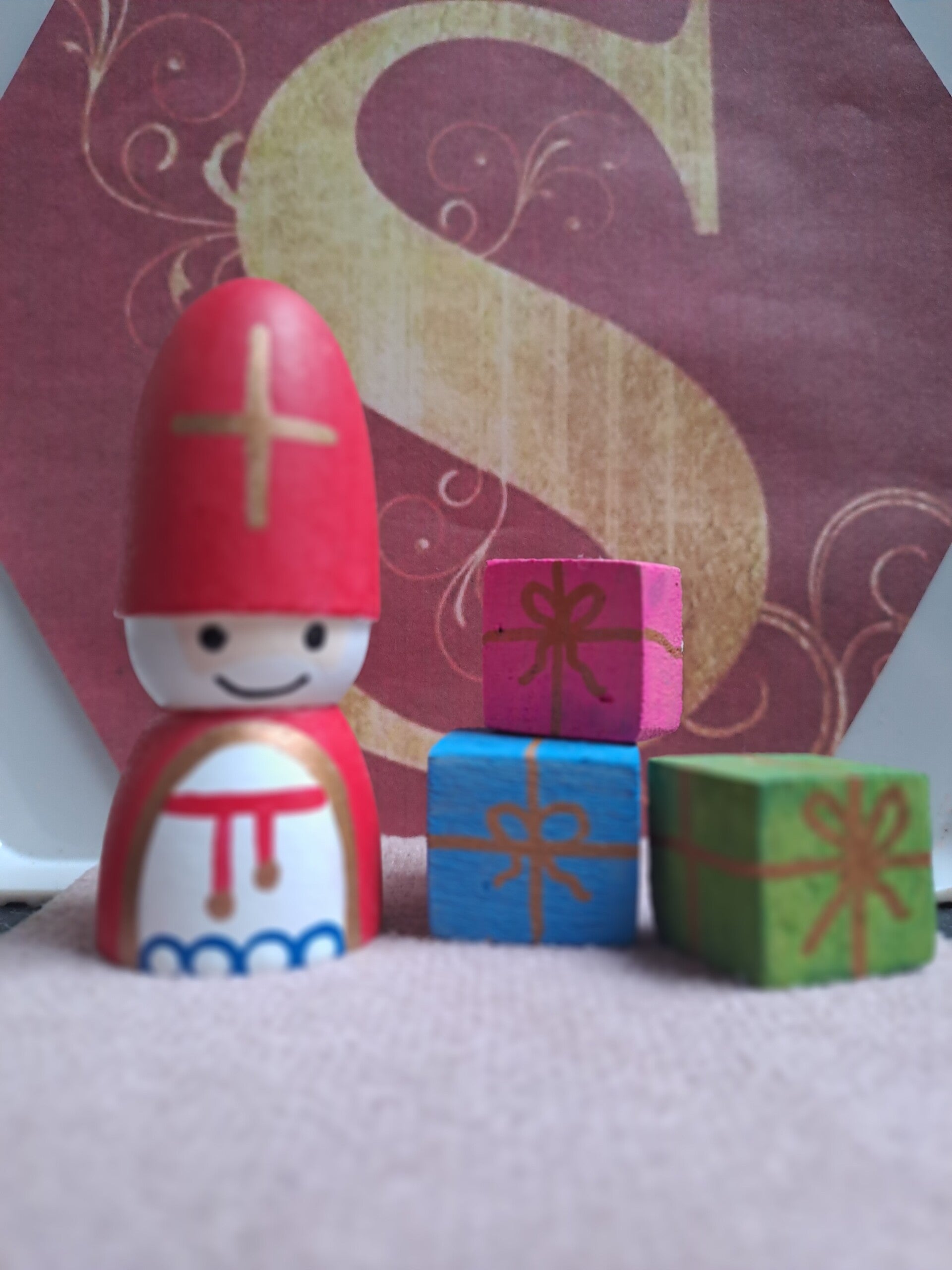 Sinterklaas met 3 pakjes