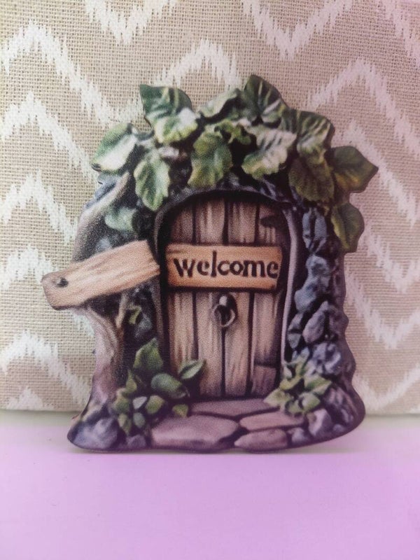 Welcome Deurtje 10cm hoog 8cm breed