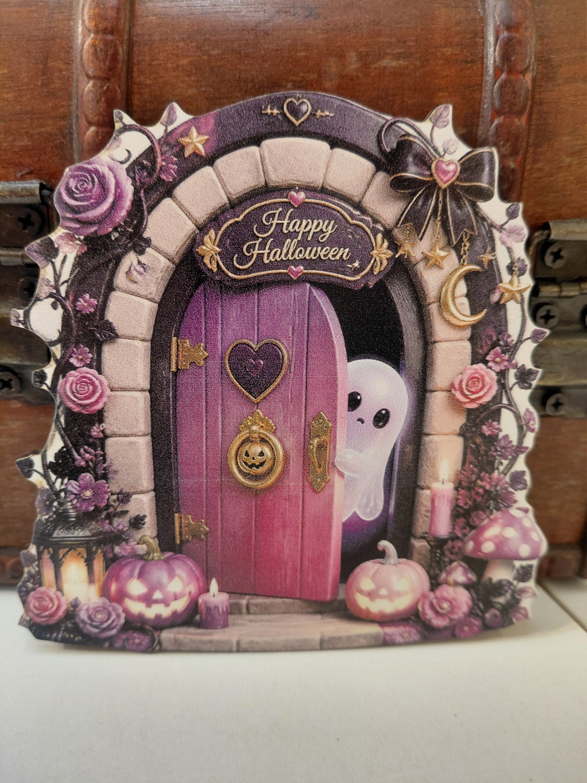 Halloween spook deur