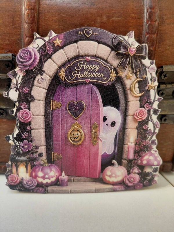 Halloween spook deur