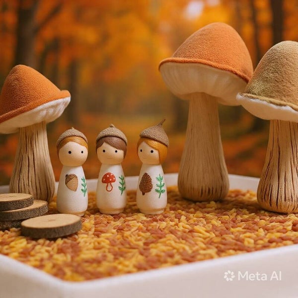 🍂 Herfstkinderen (set van 3)