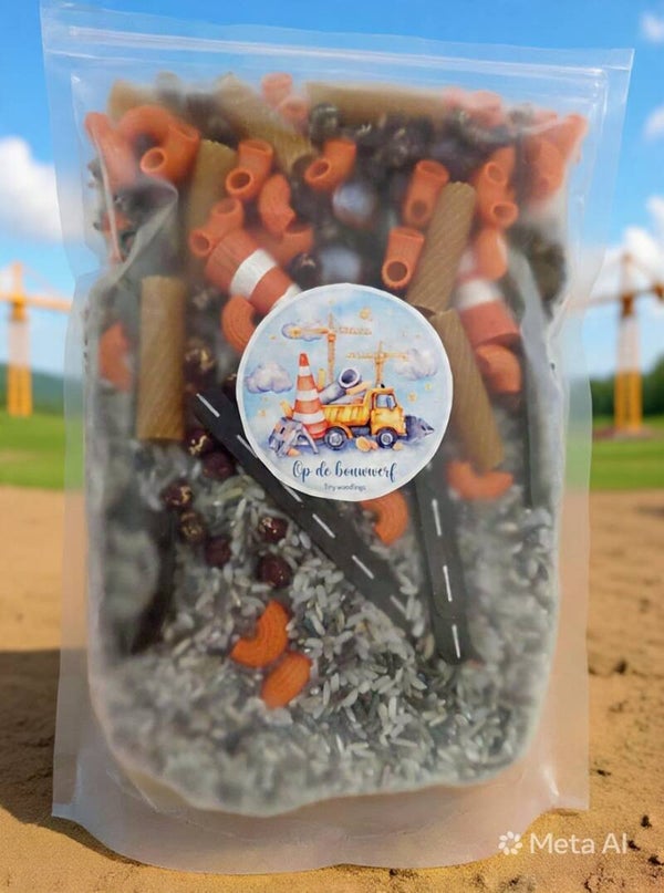 Op de bouwwerf mix 800gr