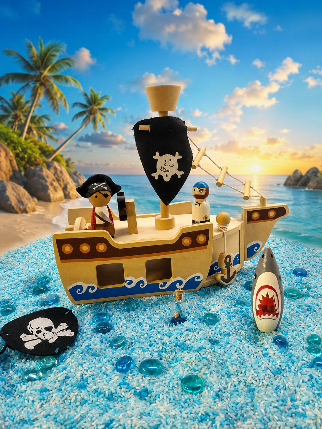 🏴‍☠️ Piratenschip hout