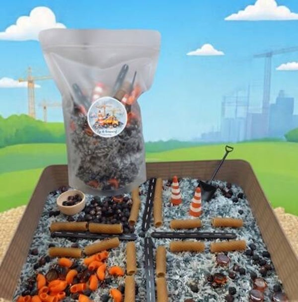 Sensory Filler Bag : Op de bouwwerf