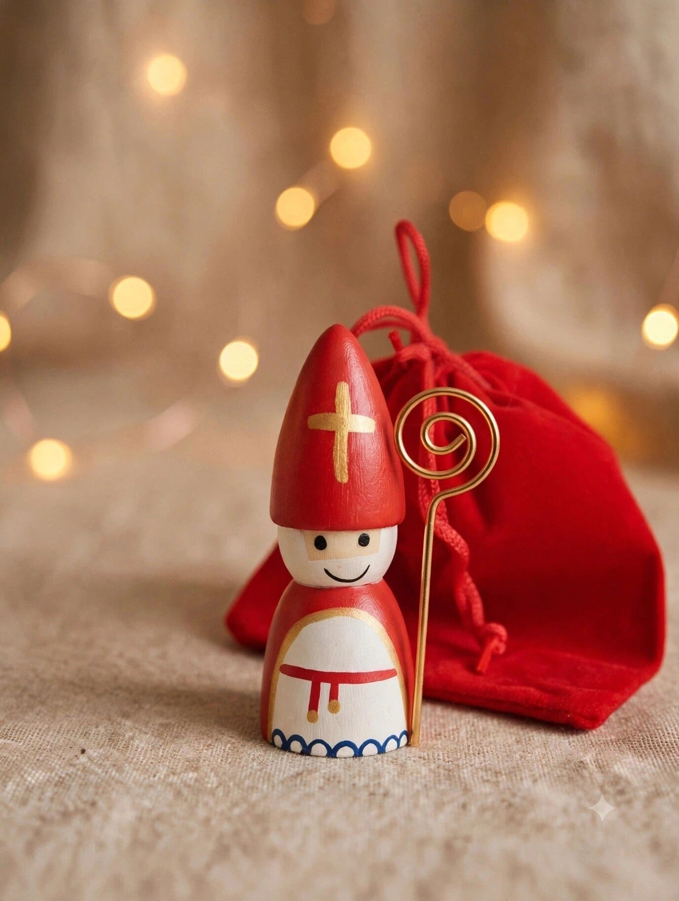 Sinterklaas Pegdoll met Staf & Zak 🎁❤️