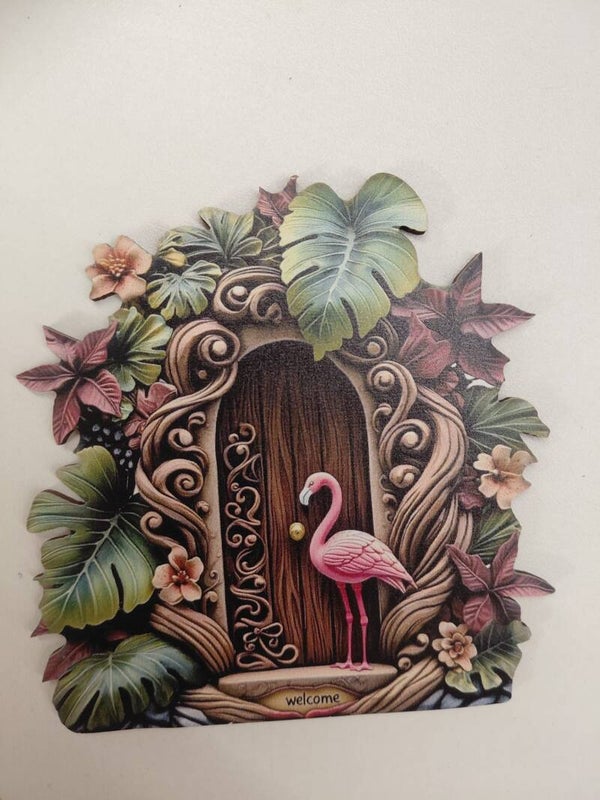 Fairydoor flamingo