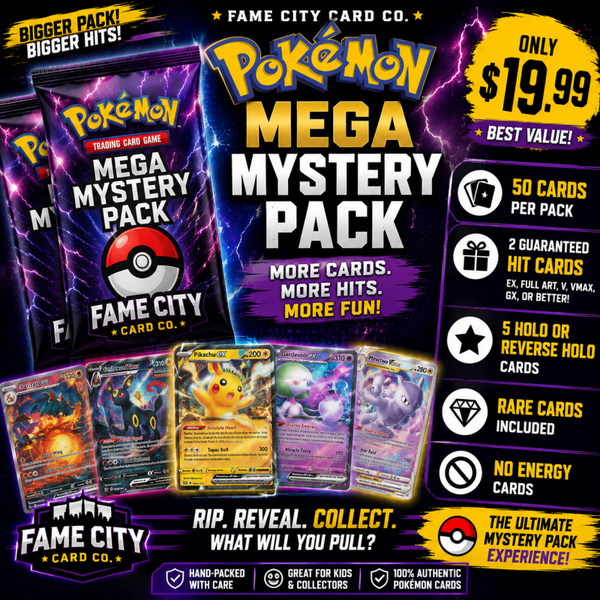 Fame City Pokémon Mega Mystery Pack $19.99