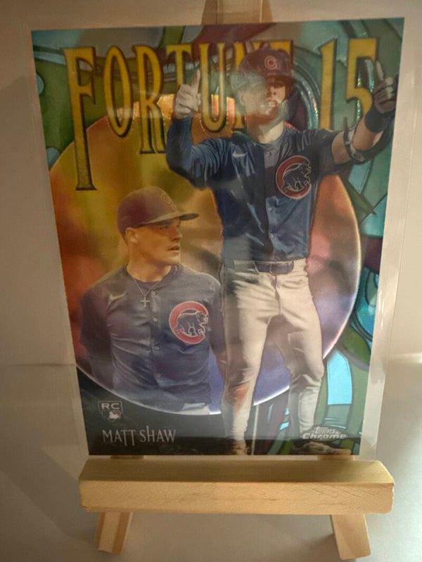 Matt Shaw 2025 Topps Chrome Fortune 15 Rookie Card #F15-24 RC