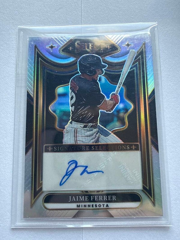 2025 Panini Select Jamie Ferrer Rookie Auto Prizm Minnesota Twins