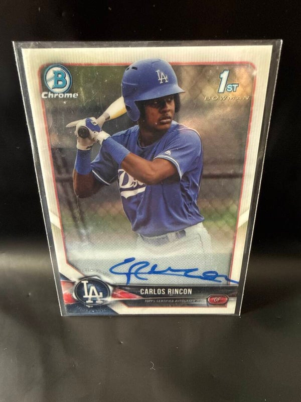 Carlos Rincon 1st Bowman Chrome Autograph CPA-CRI