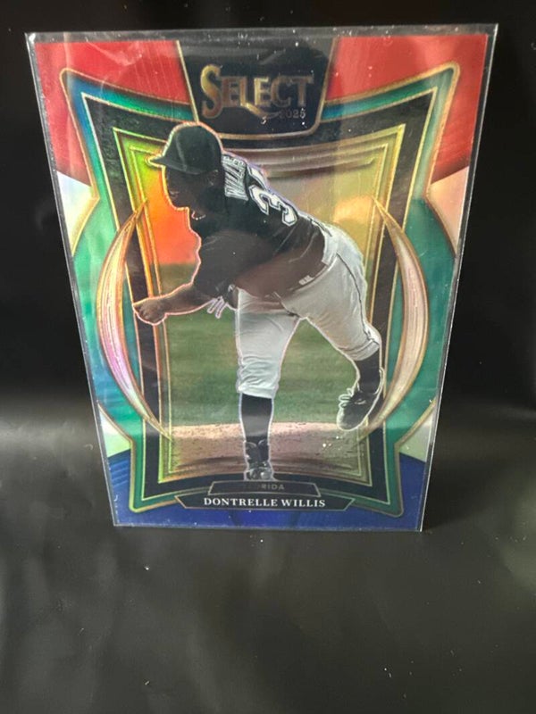 2025 Panini Select Dontrelle Willis Concourse Prizm Red Blue #18 Numbered 388/399