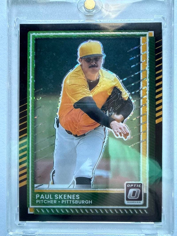 2025 Donruss Optic Paul Skenes #29 Black Prizm Circle Parallel Pirates