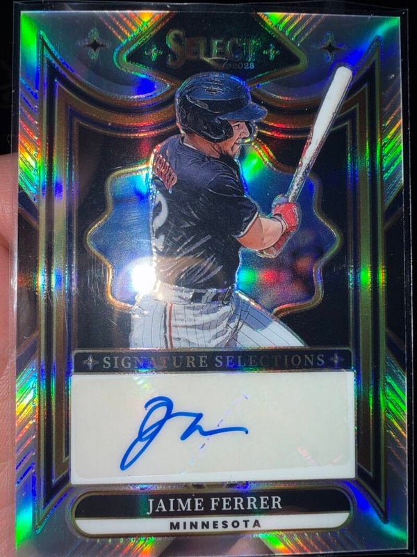 2025 Panini Select Jamie Ferrer #SS-JF Prizm Autograph Insert