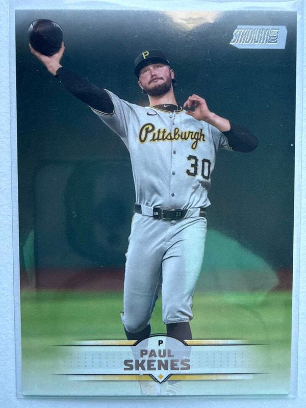2025 Topps Stadium Club Paul Skenes #105 Throwing Football Variation Pirates