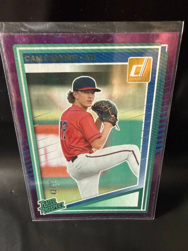 2025 Panini Cam Caminiti Purple Parallel #195 Numbered 43/99