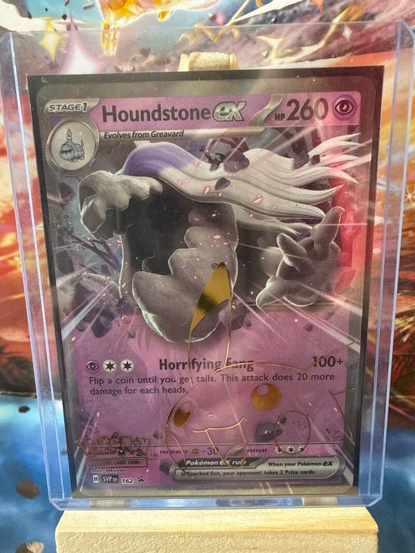 Houndstone ex Black Star Promo #162 Pokémon Promo Card