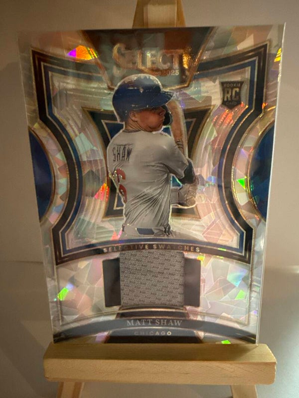 Matt Shaw 2025 Panini Select Diamond Jersey Relic Rookie Card #SS-MS