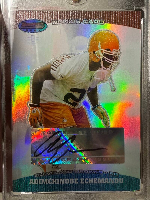2004 Topps Bowmans Best Adimchinobe Echemandu Autograph