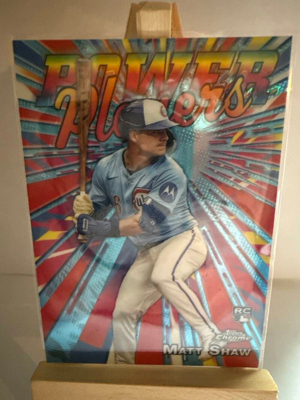 Matt Shaw 2025 Topps Chrome Power Players Rookie Card #PP-26 RC