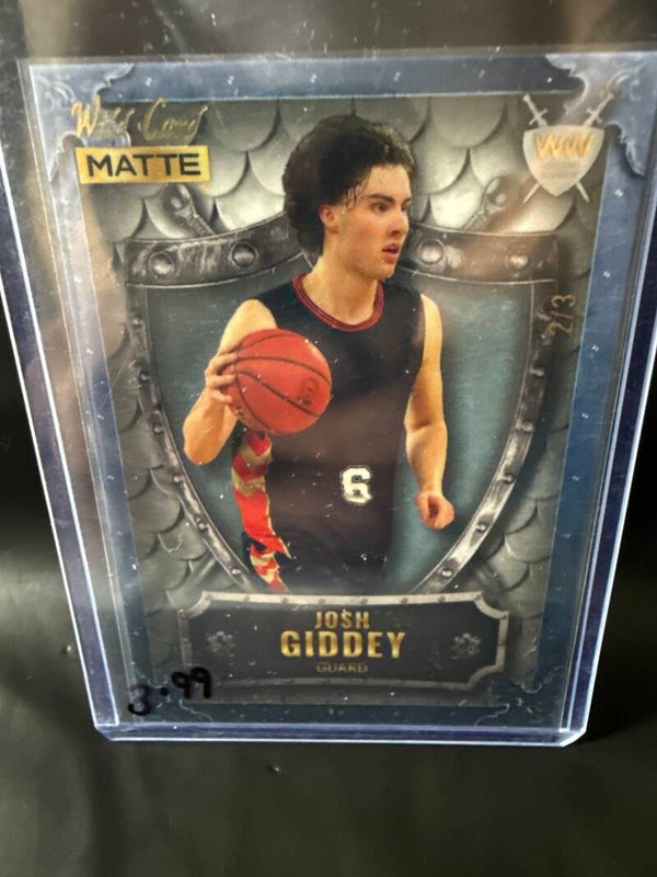 2022 Wild Card Weekend Warrior Josh Giddey WW-24 Numbered 2/3
