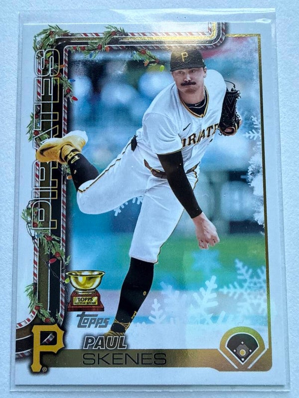 2025 Topps Holiday Paul Skenes All-Star Rookie H70 Pirates