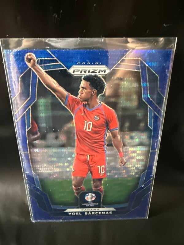 2024 Panini Yoel Barcenas Blue Prizm #144 Numbered 67/75