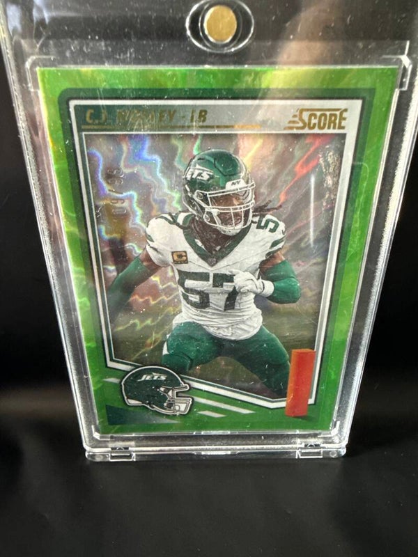 2025 Panini Score CJ Mosley Lightning Parallel #87 Numbered 09/99
