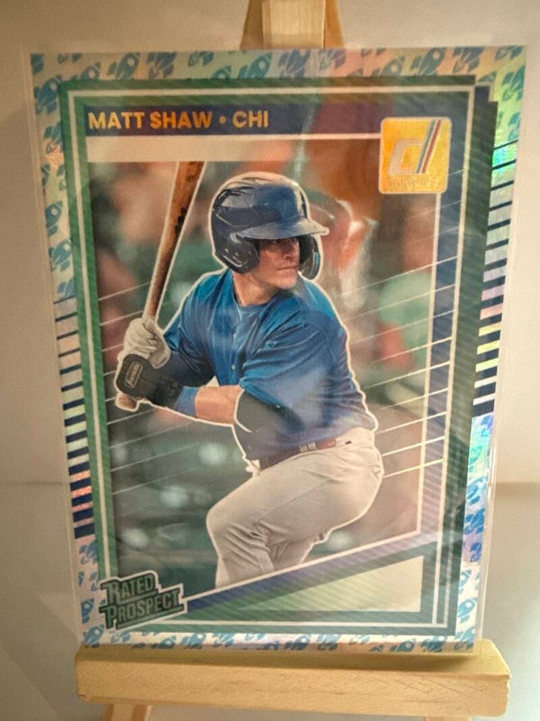 Matt Shaw 2025 Panini Rated Prospect #143 Rockets