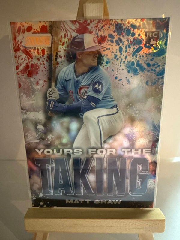 Matt Shaw 2025 Stadium Club Yours For The Taking Rookie Card #YK-3 RC