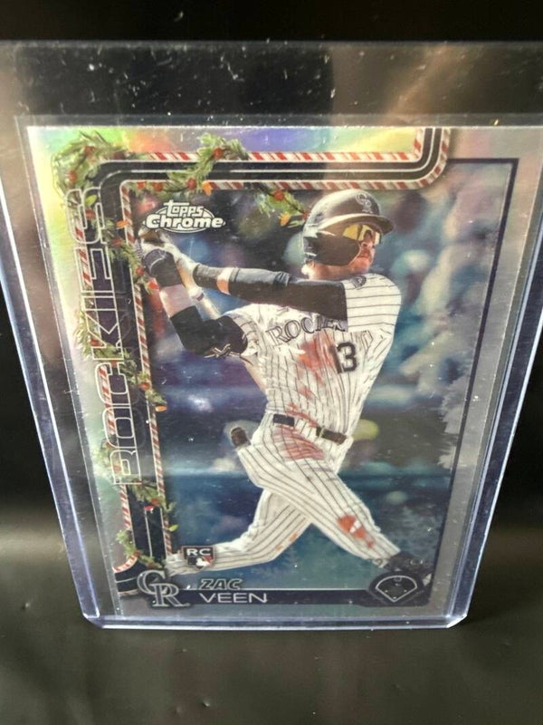 2025 Topps Holiday Zac Veen #HC92 Numbered 223/499