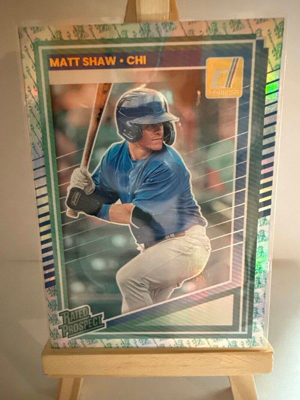 Matt Shaw 2025 Panini Rated Prospect Liberty Parallel #143