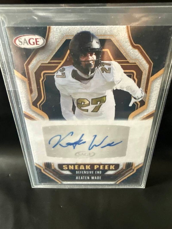 2025 Sage Autograph Keaten Wade SPA-KW Certified Auto